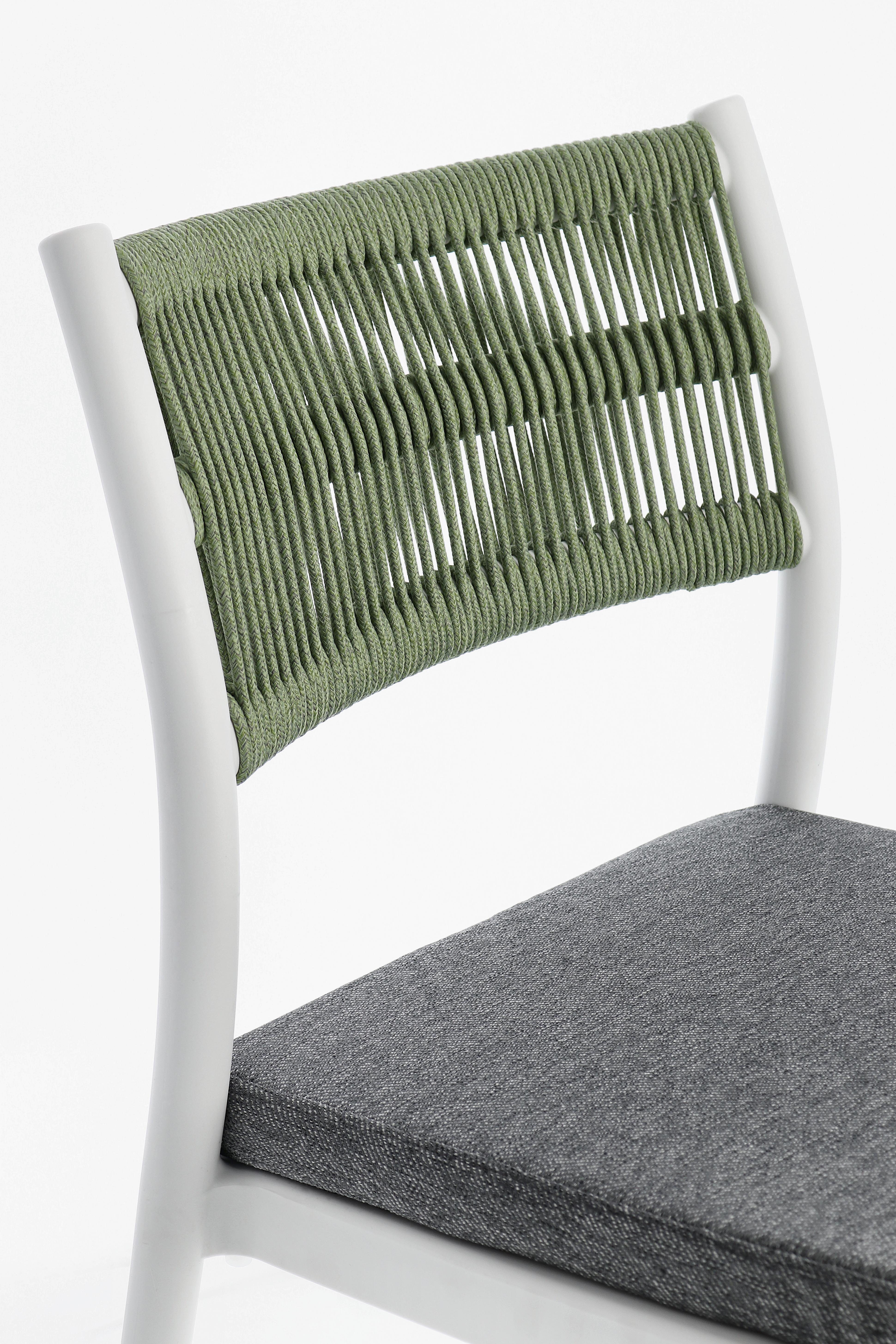 Stuhl Alvin Weiss Grün