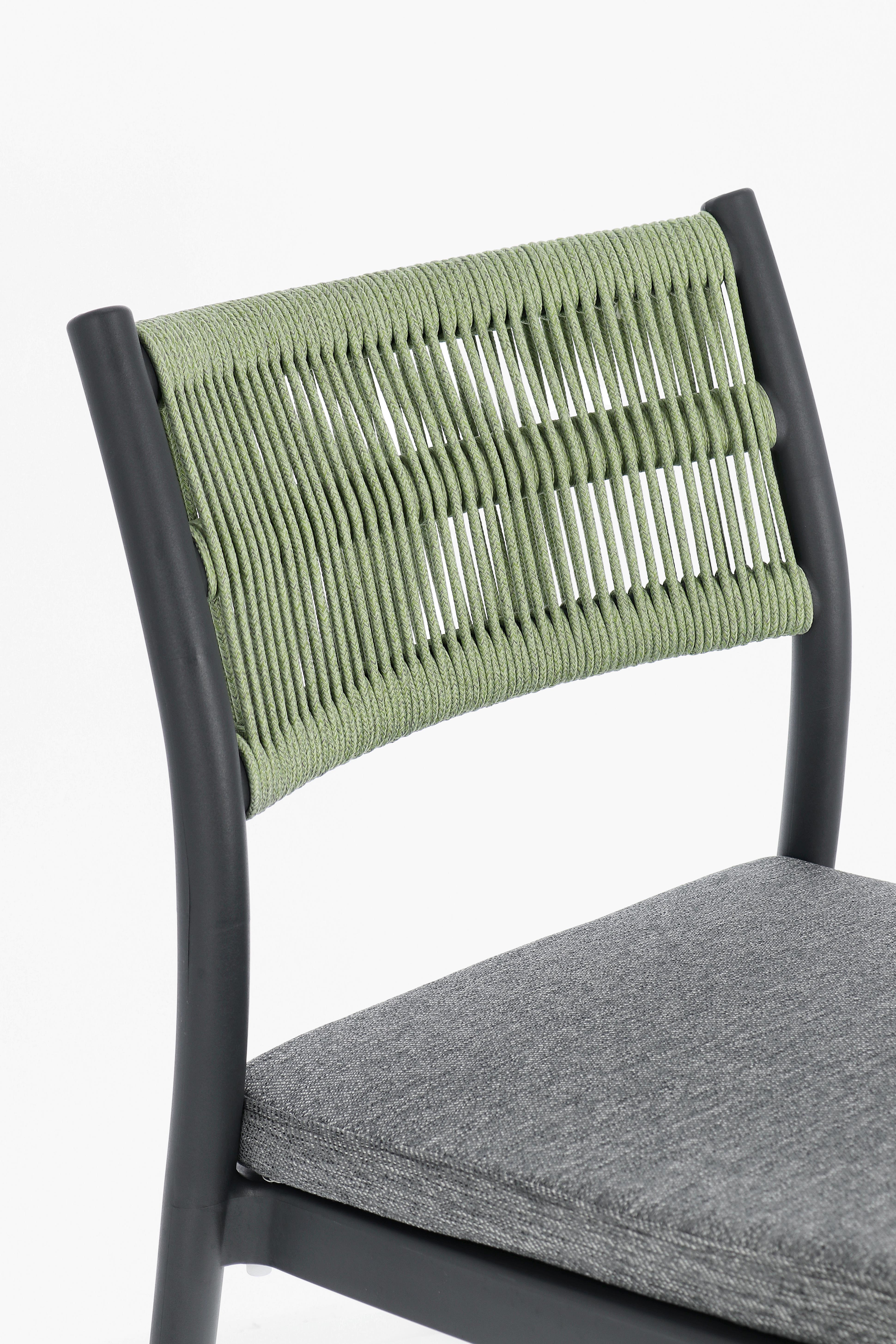 Stuhl Alvin Anthrazit Grün