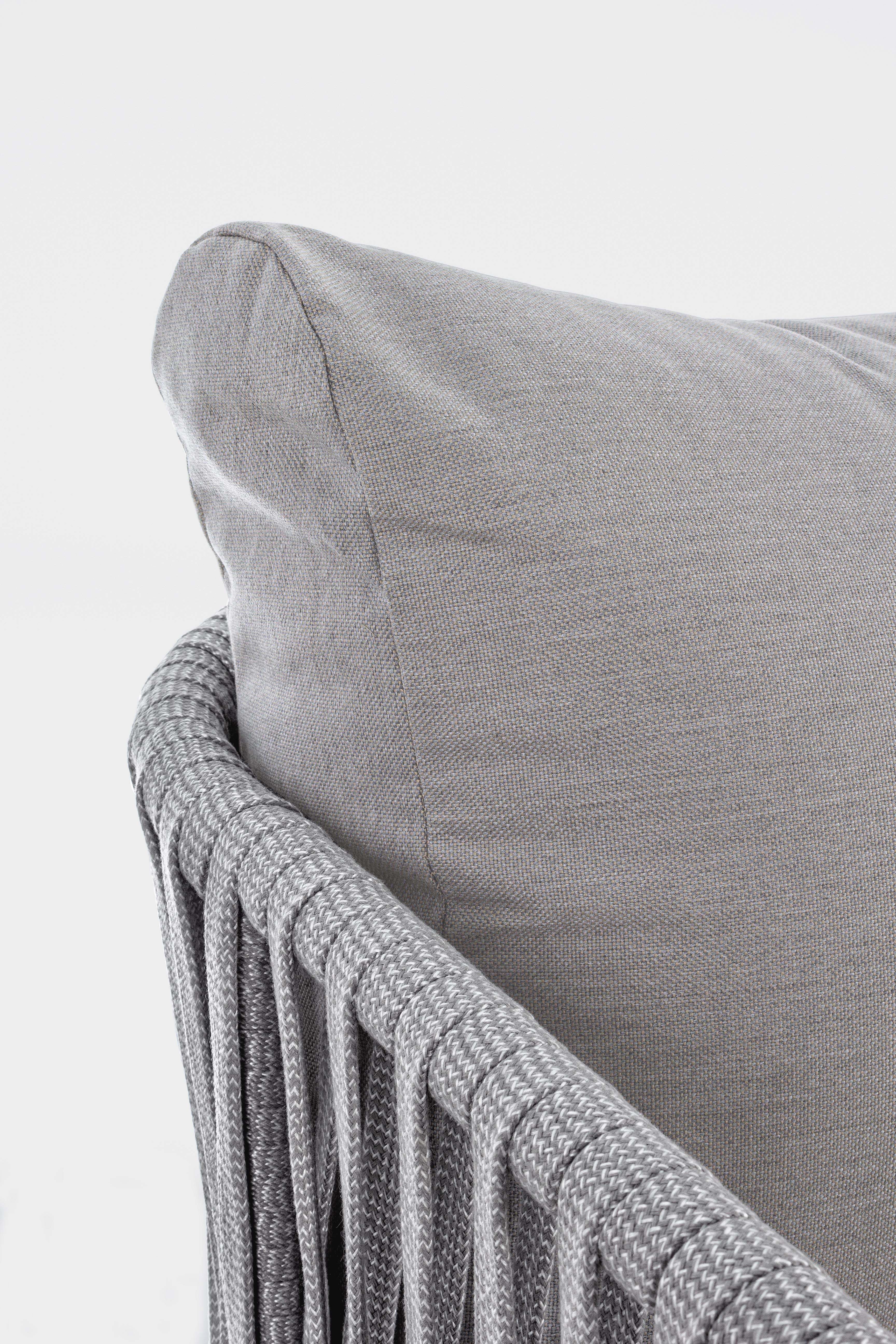 Sofa 3-Sitzer mit Kissen Florencia Weiss