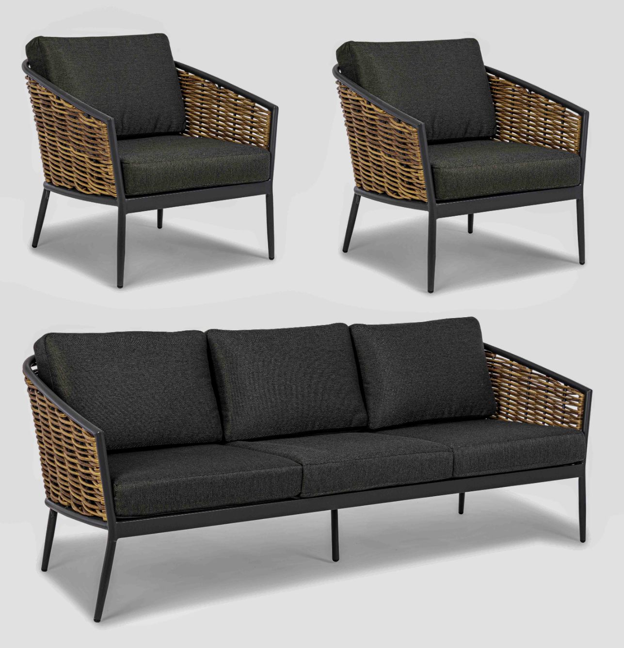 Lounge Set Maribela 3-teilig