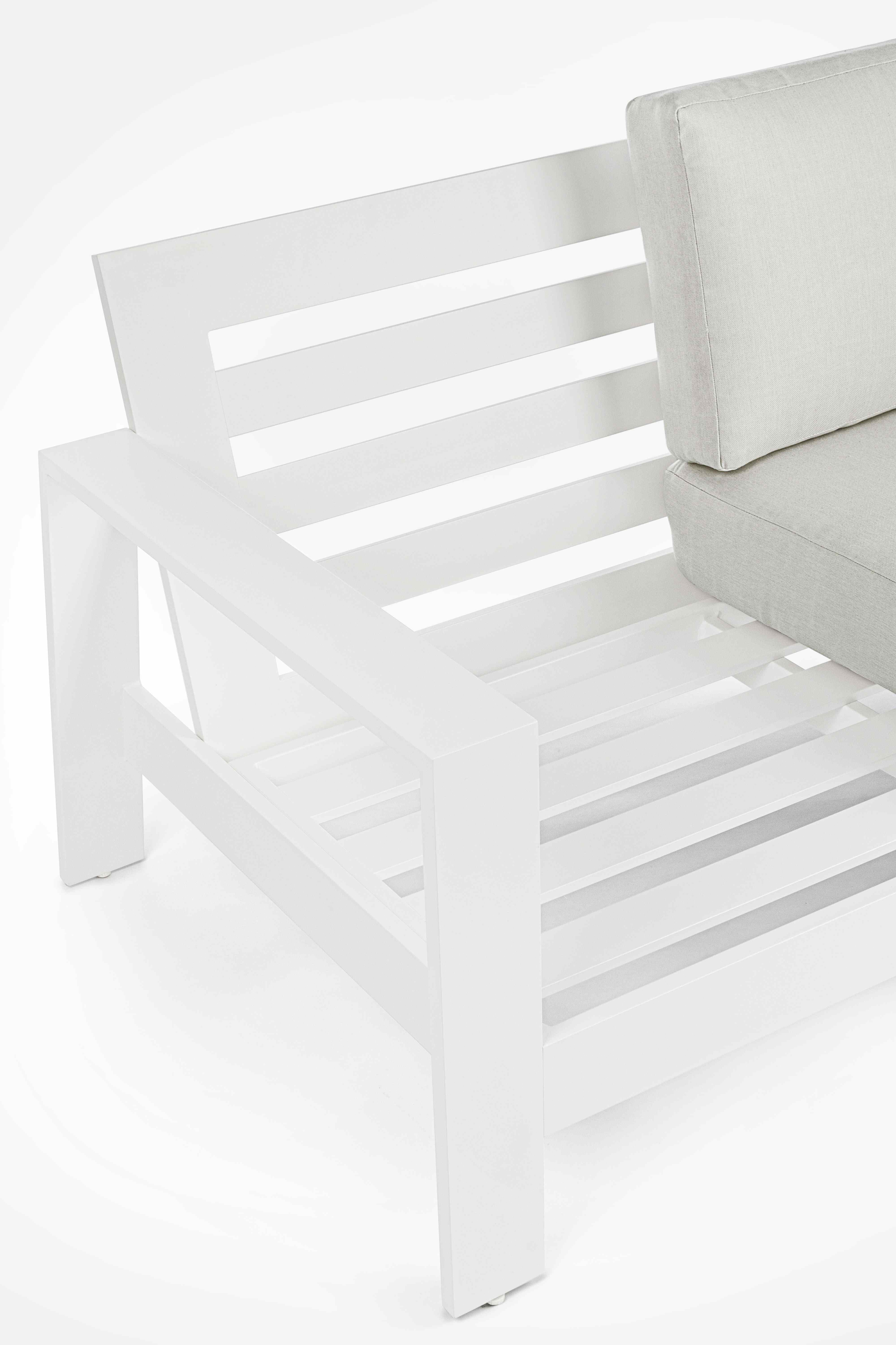 Lounge 4er Set Baltic Weiss