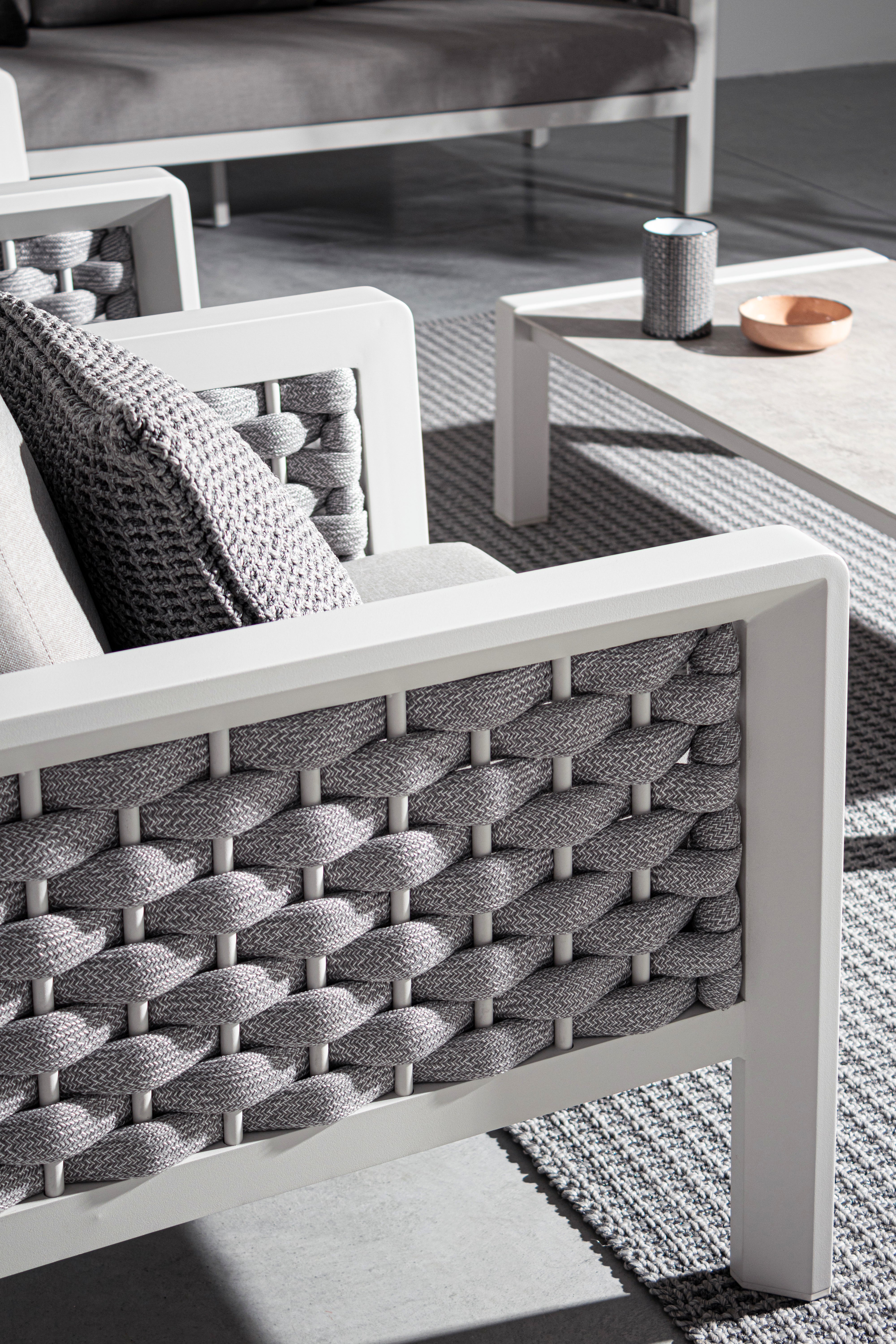 4er Loungeset Otavio Weiss