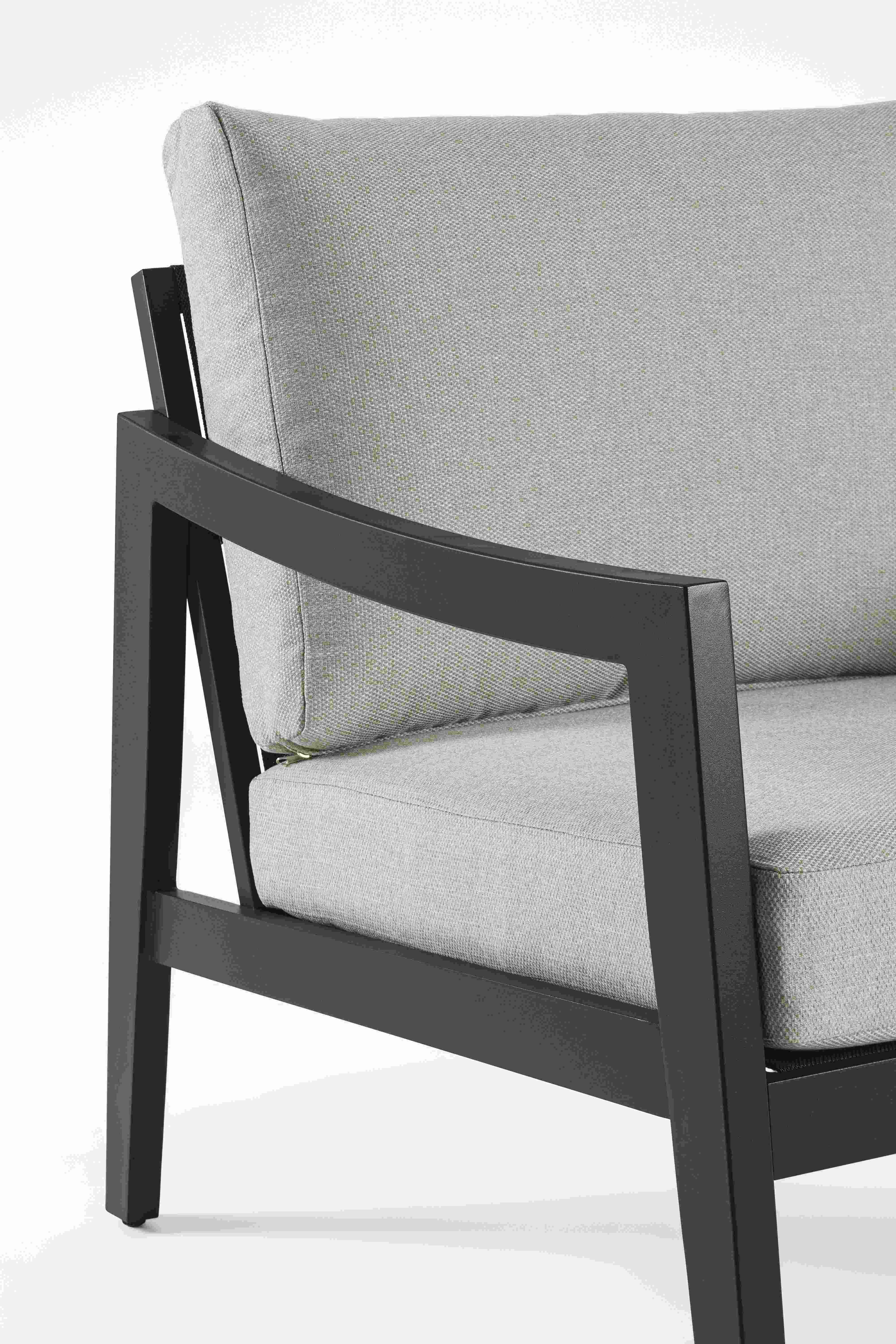 Lounge 4er Set Sirenus Anthrazit