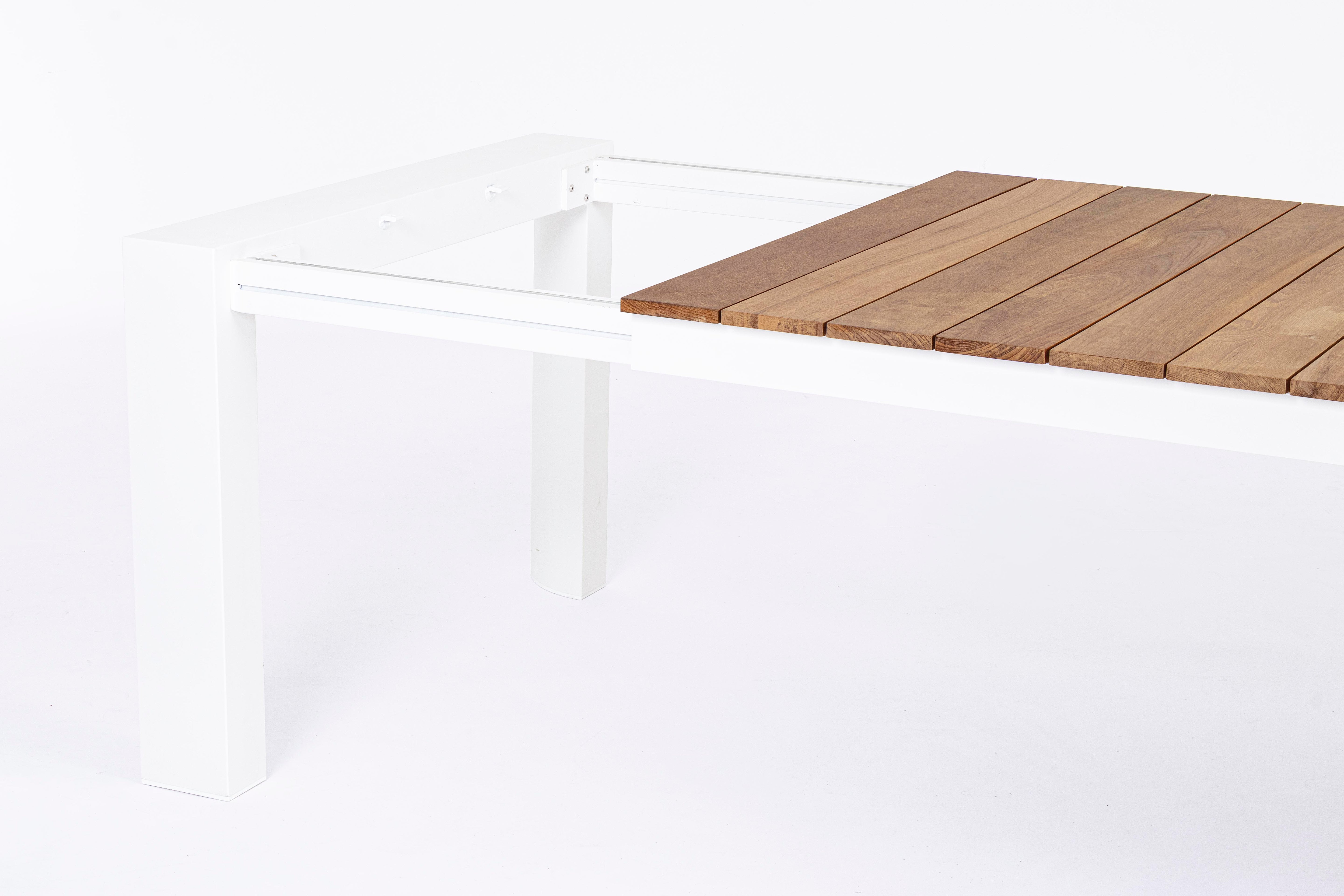 Ausziehtisch Cameron 253/319/384x110 Weiss