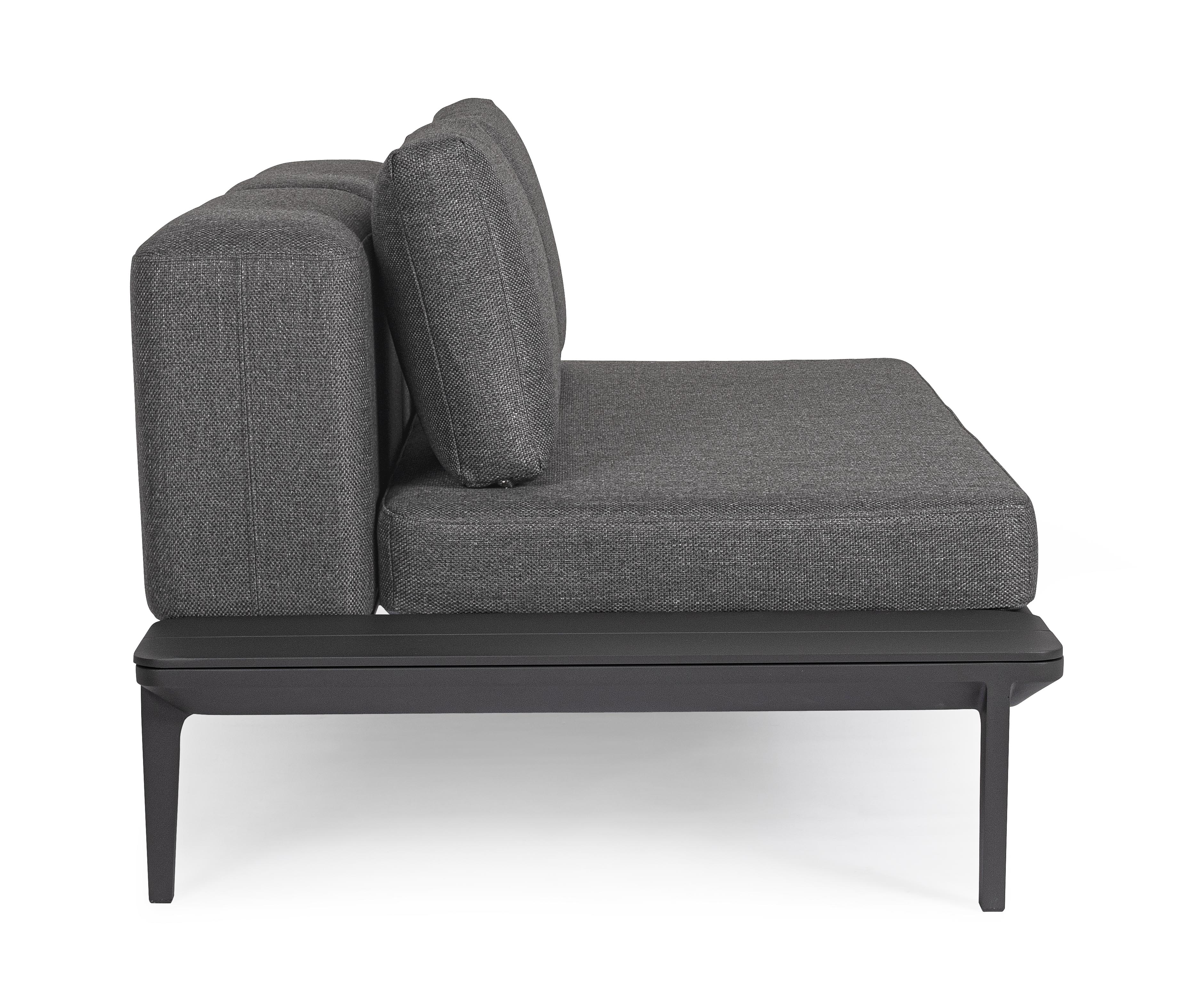 Sofa 2-Sitzer Lounge Matrix Anthrazit