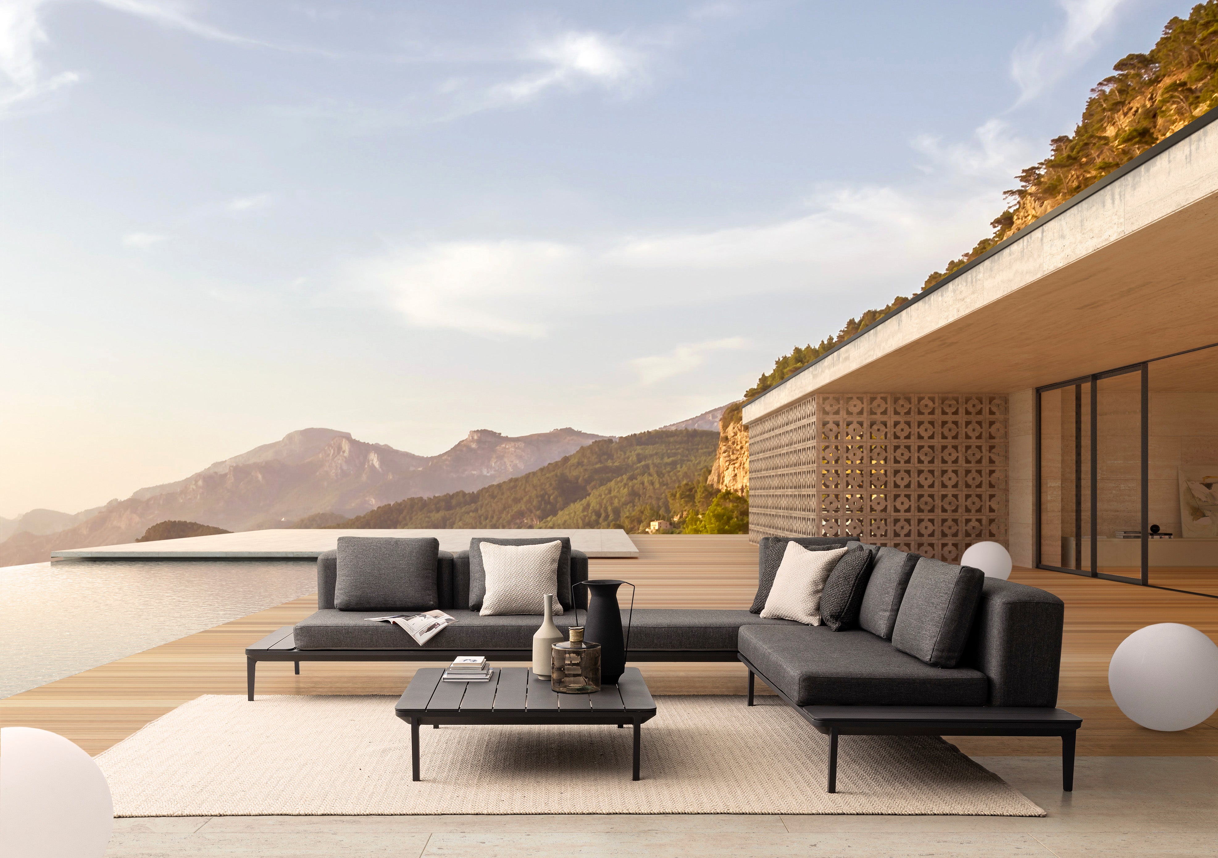 Couchtisch Matrix 99x99 Anthrazit