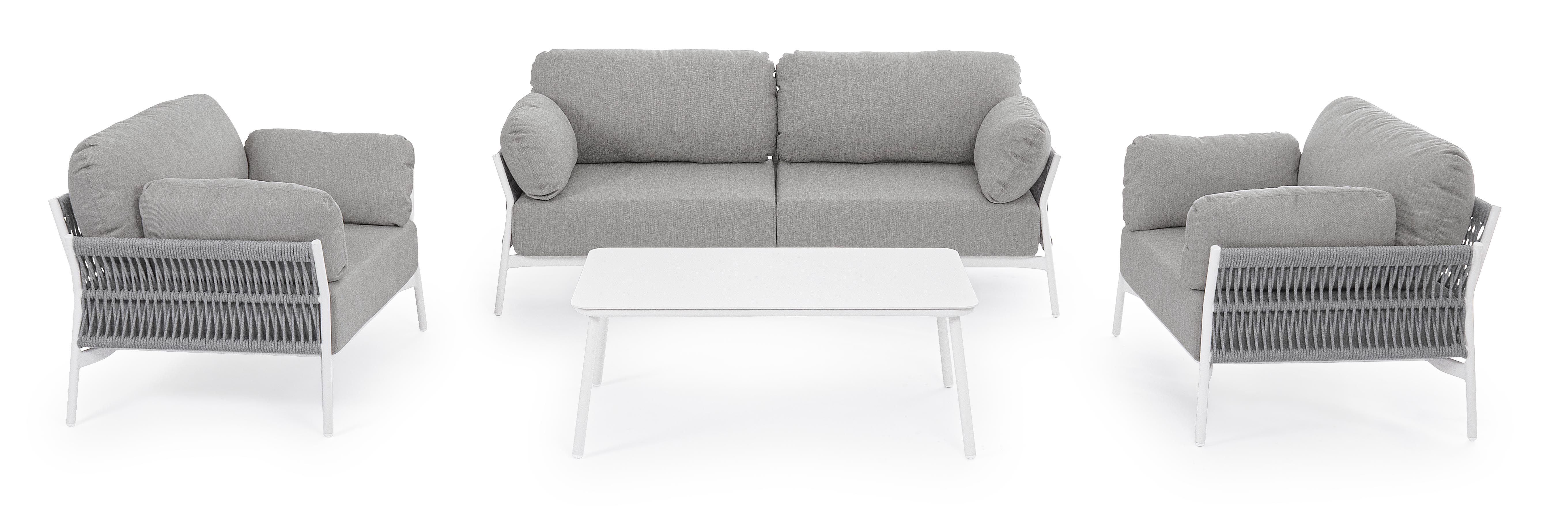 Couchtisch Spike 104x61 Weiss