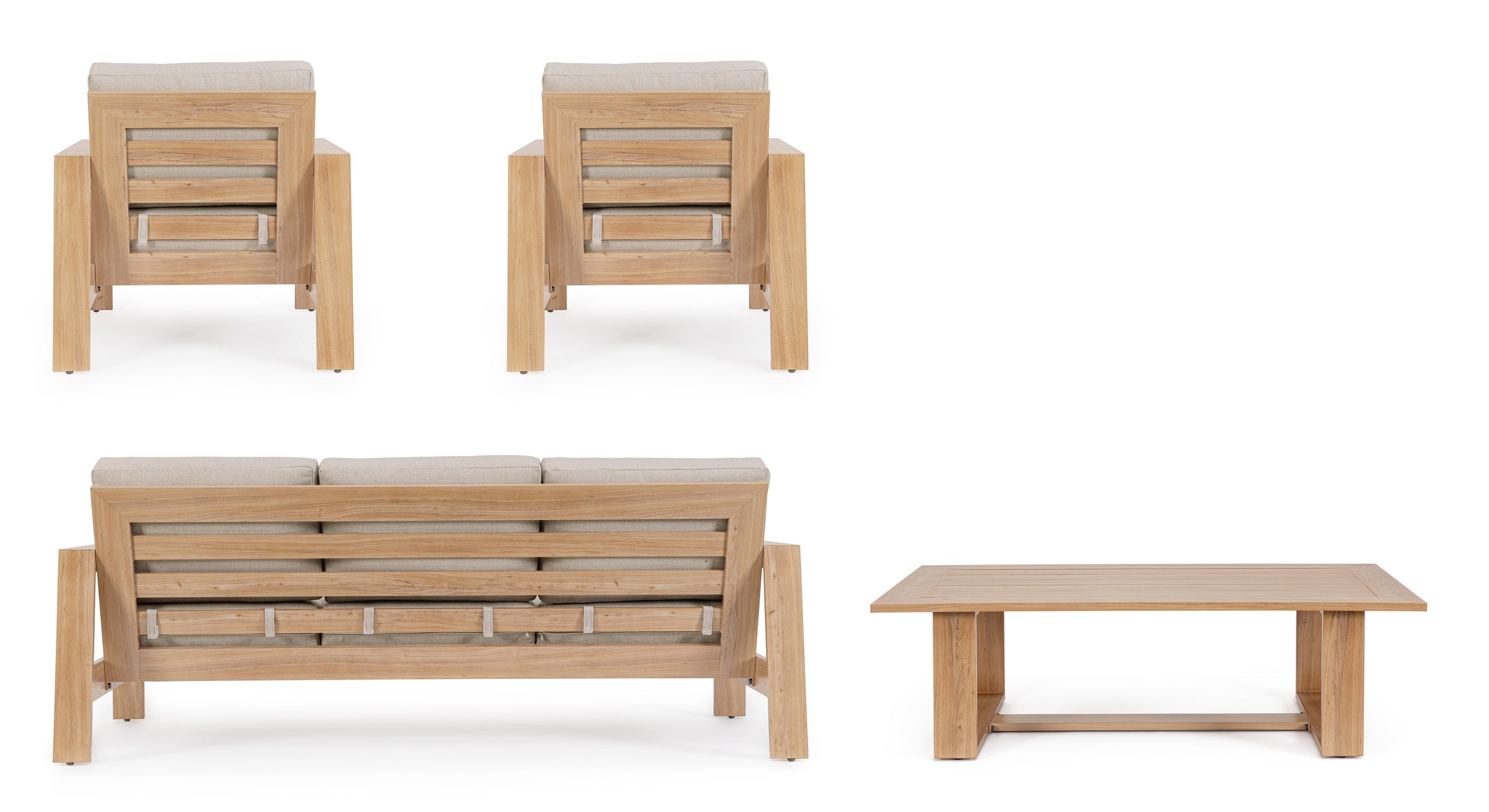 4er Set Lounge Baltic Natürlich