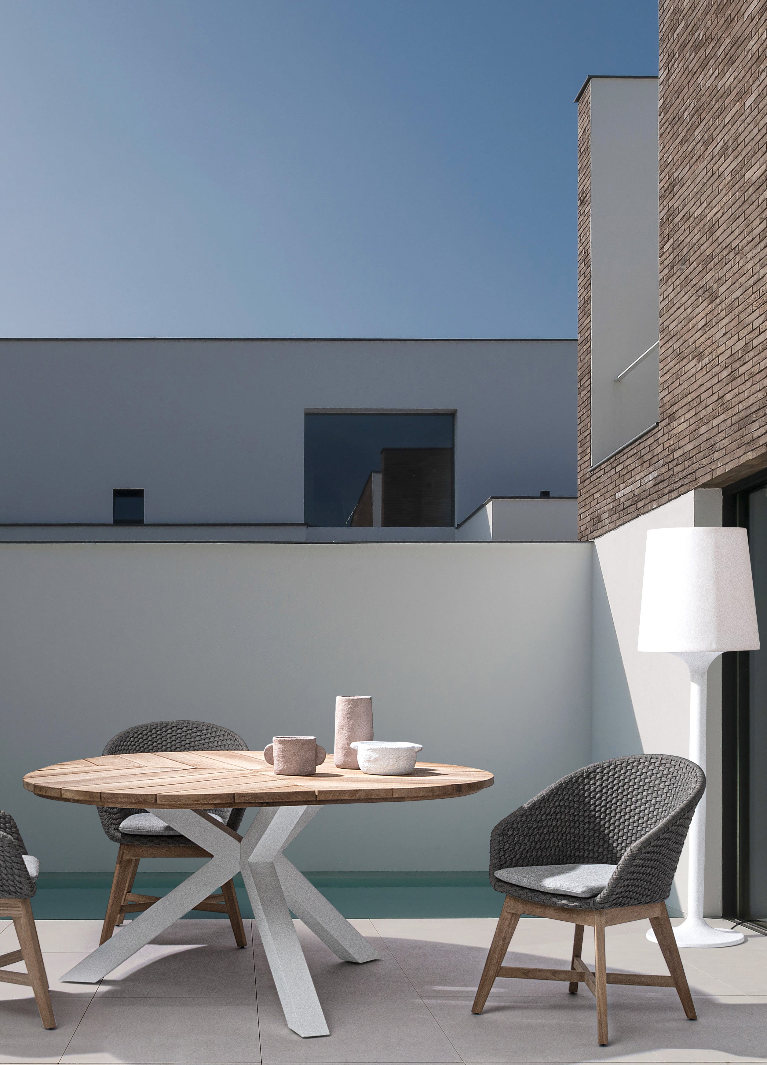 Tisch Palmdale 160 Weiss