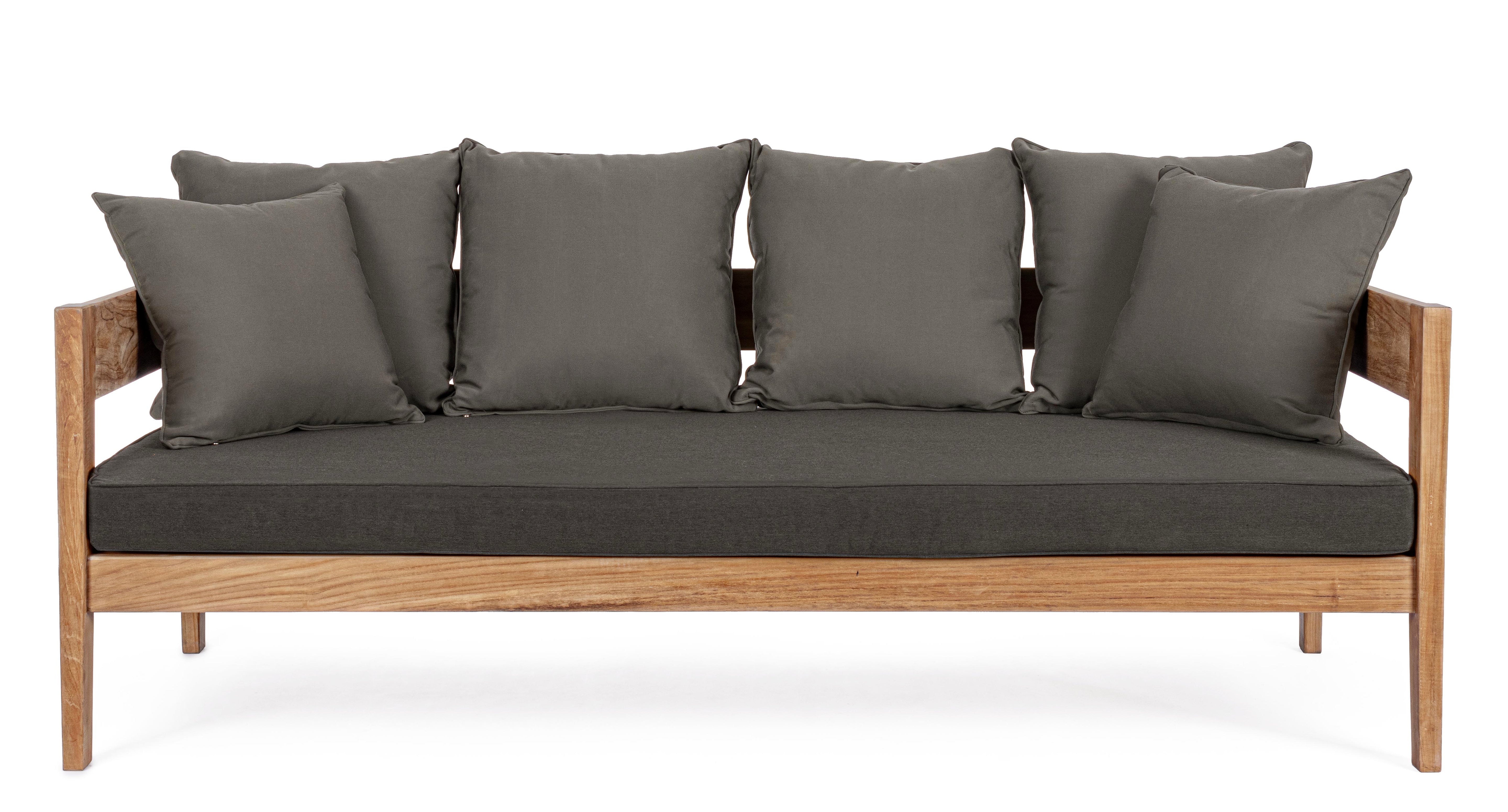 Sofa 3-Sitzer mit Kissen