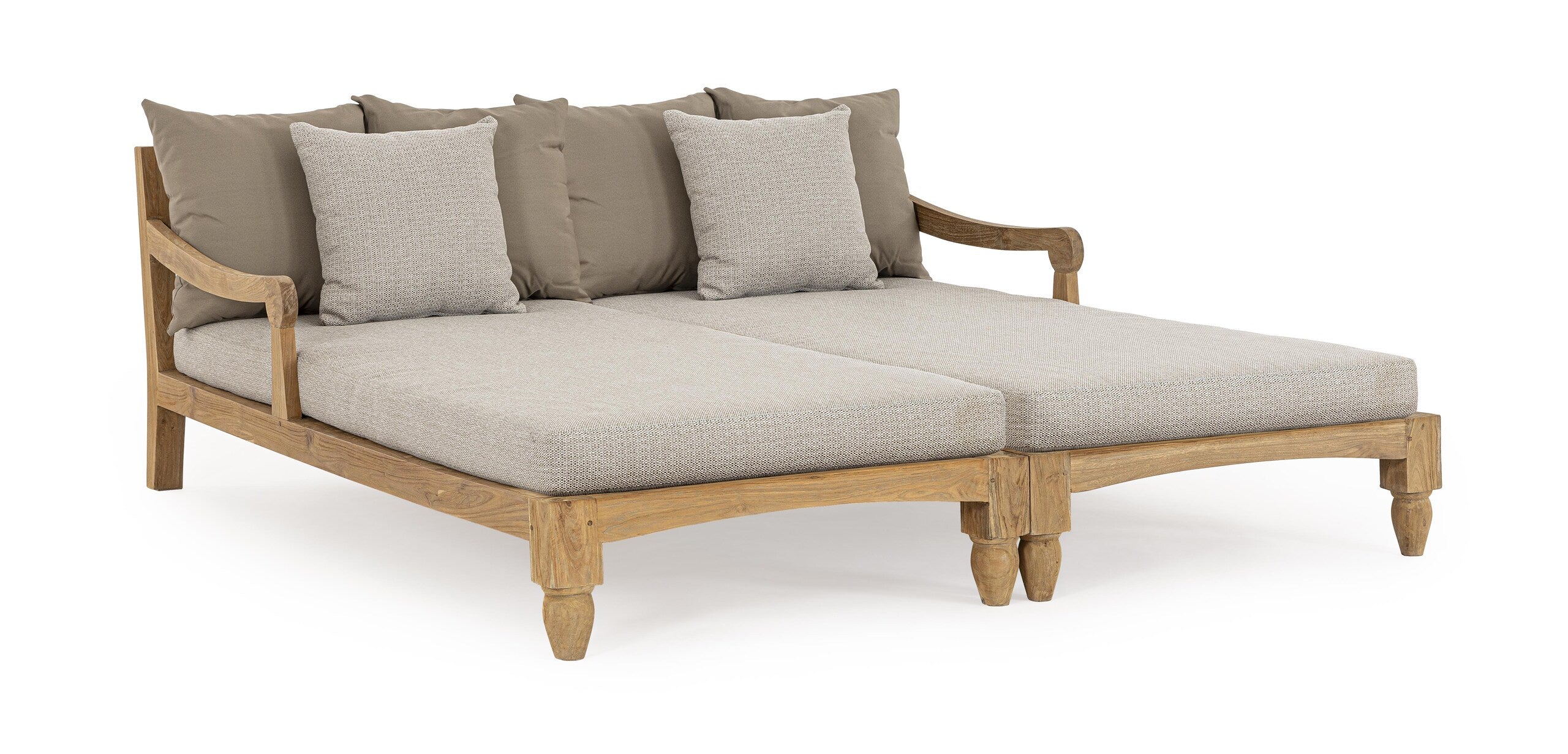 Daybed 2er Set Bali Natur