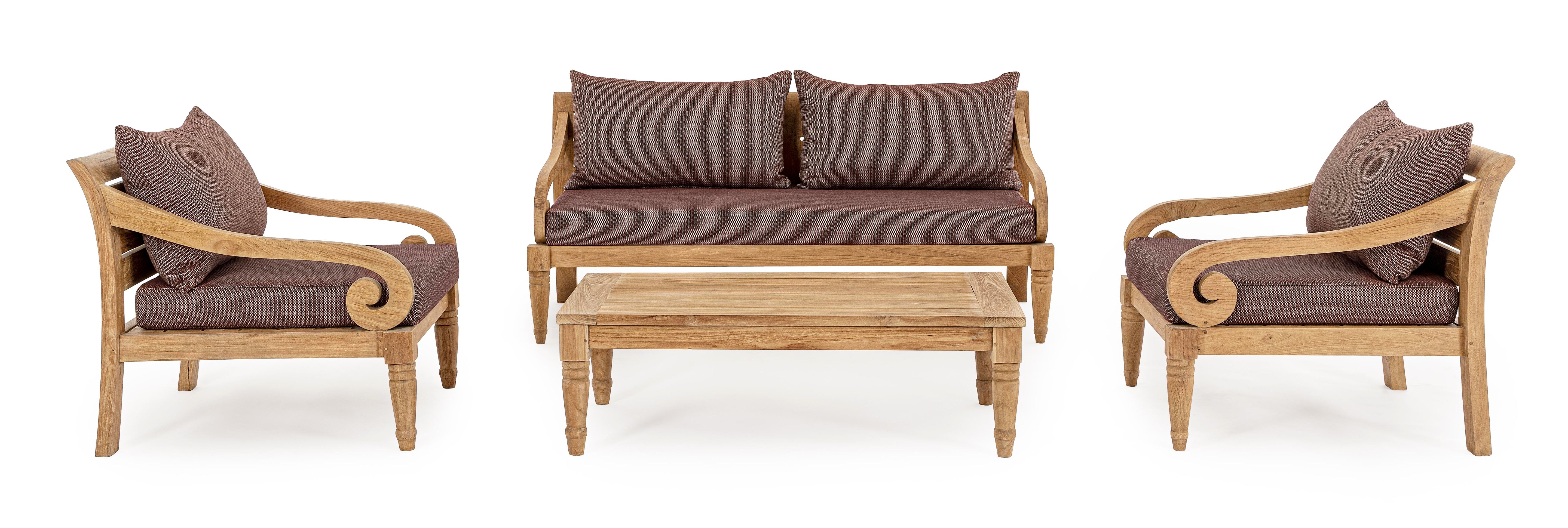 Sofa 2-3 Sitzer Karuba Wine
