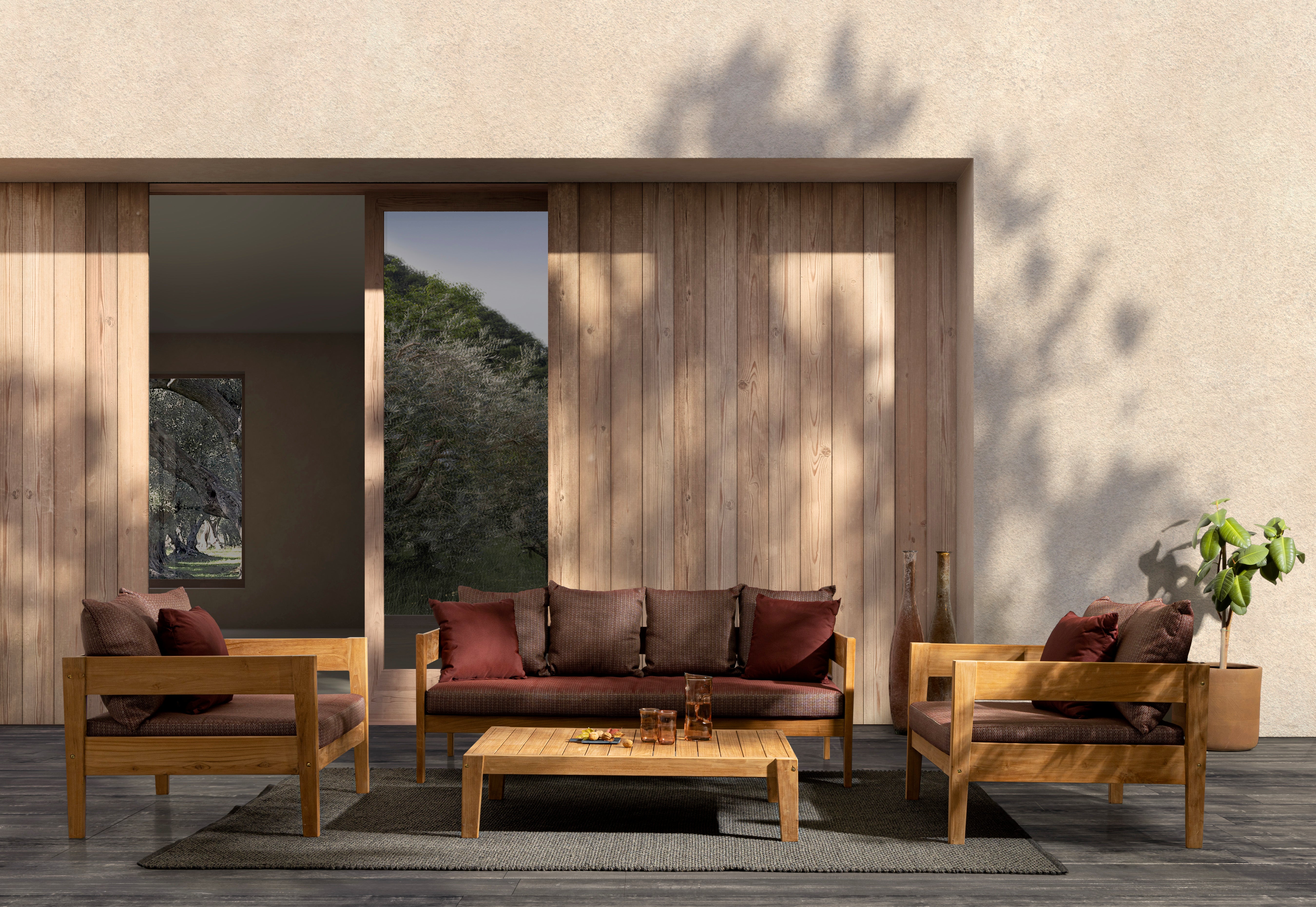Sofa 3-Sitzer Kobo Wine