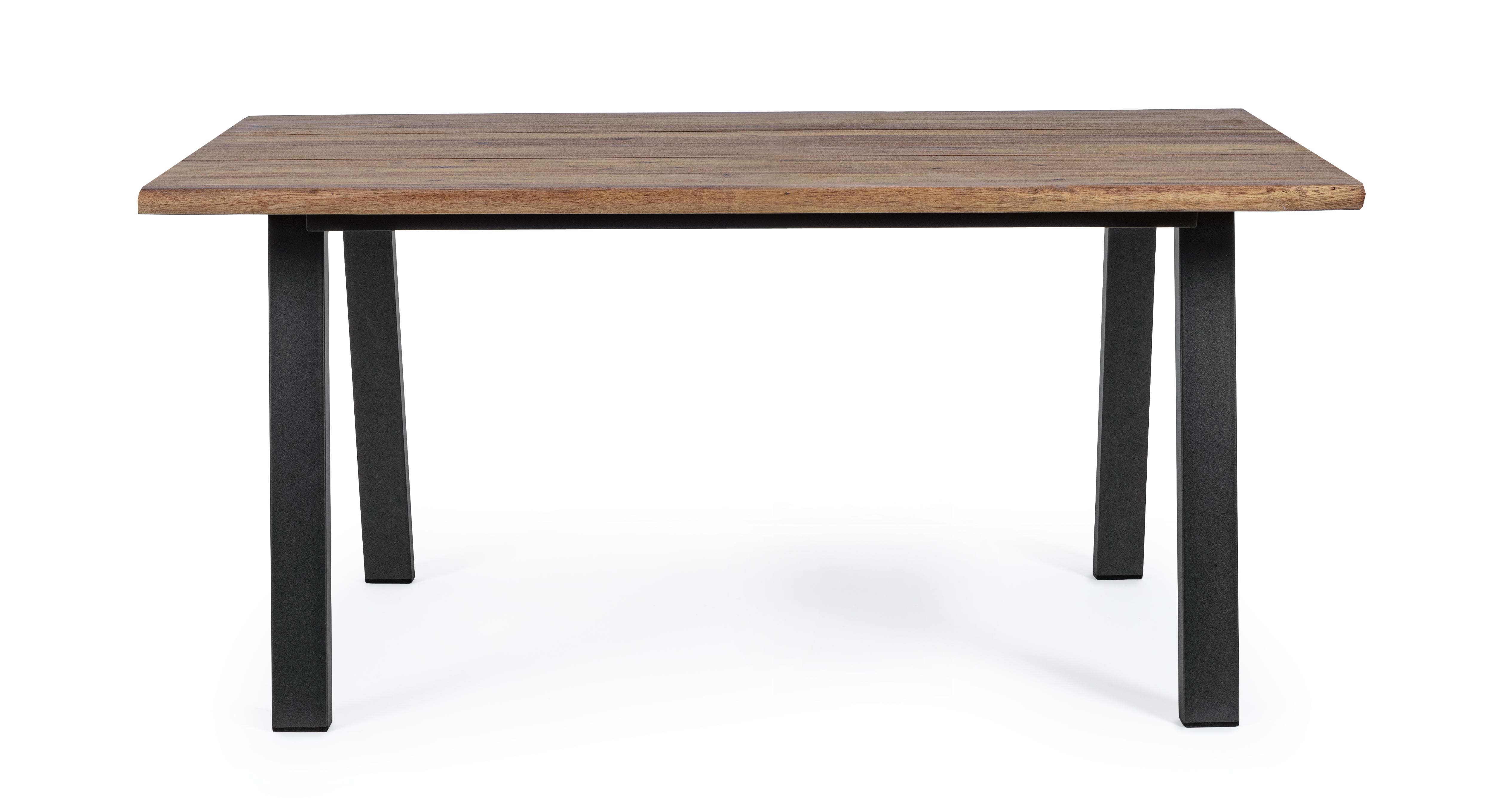 Tisch Oslo 160x90 Anthrazit-Natural