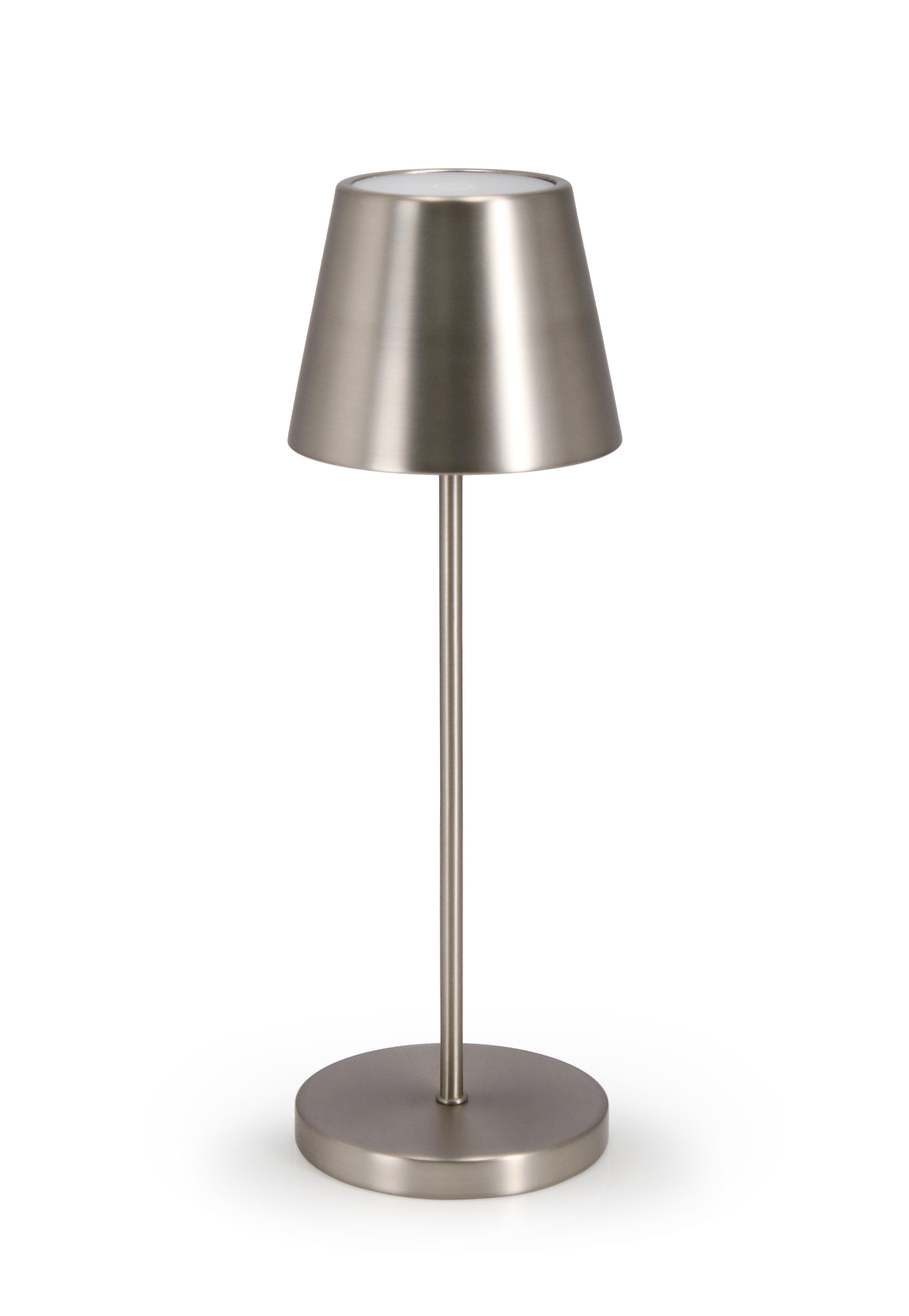 Tischlampe LED Etna Silber H38